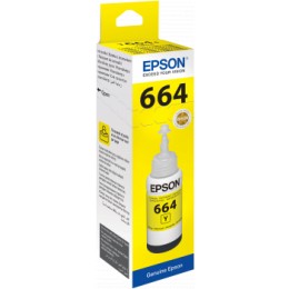 Чернила Epson L100 Т6644 Yellow, 70мл., оригинальные