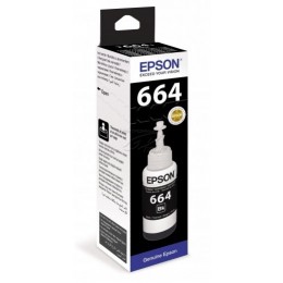 Чернила Epson L100 Т6641 Blaсk, 70мл., оригинальные