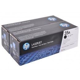 Картридж лазерный HP CB435AF (2*CB435A черный), сдвоенная упаковка, оригинальный