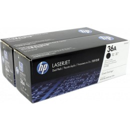 Картридж лазерный HP CB436AF (2*CB436A черный), сдвоенная упаковка, оригинальный