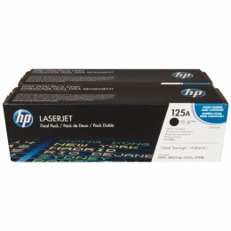 Картридж лазерный HP CB540AD (2*CB540A черный), сдвоенная упаковка, оригинальный