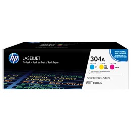 Комплект лазерных картриджей HP CF372AM (CC531A голубой, CC532A желтый, CC533A пурпурный), оригинальный