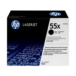 Картридж лазерный HP CE255X черный, оригинальный