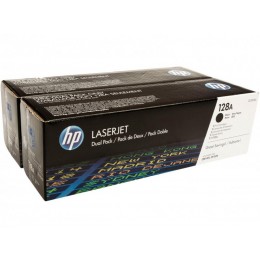 Картридж лазерный HP CE320AD (2*CE320A черный), сдвоенная упаковка, оригинальный